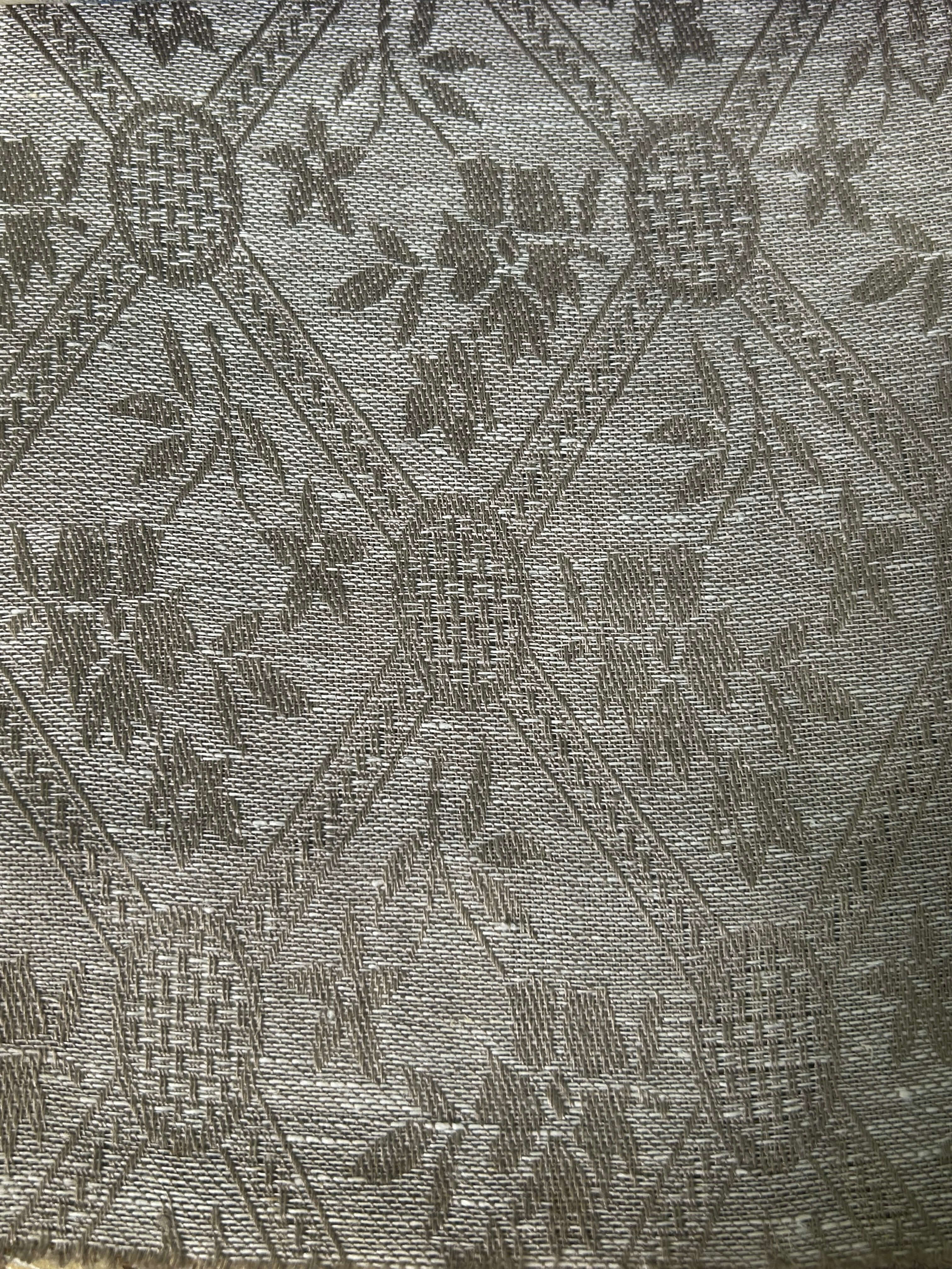 TESSUTO FLOREALE RUSTICA PURO LINO