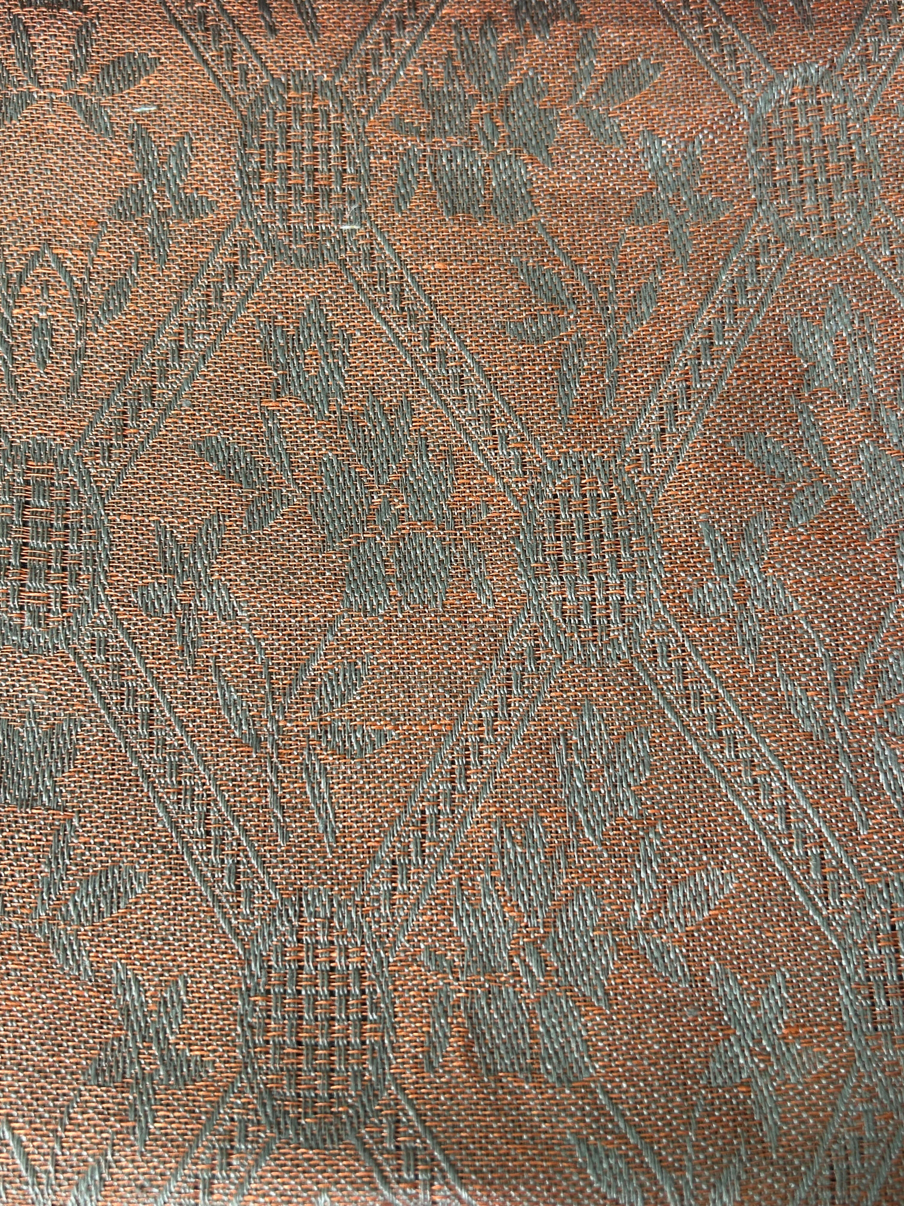 TESSUTO FLOREALE RUSTICA PURO LINO