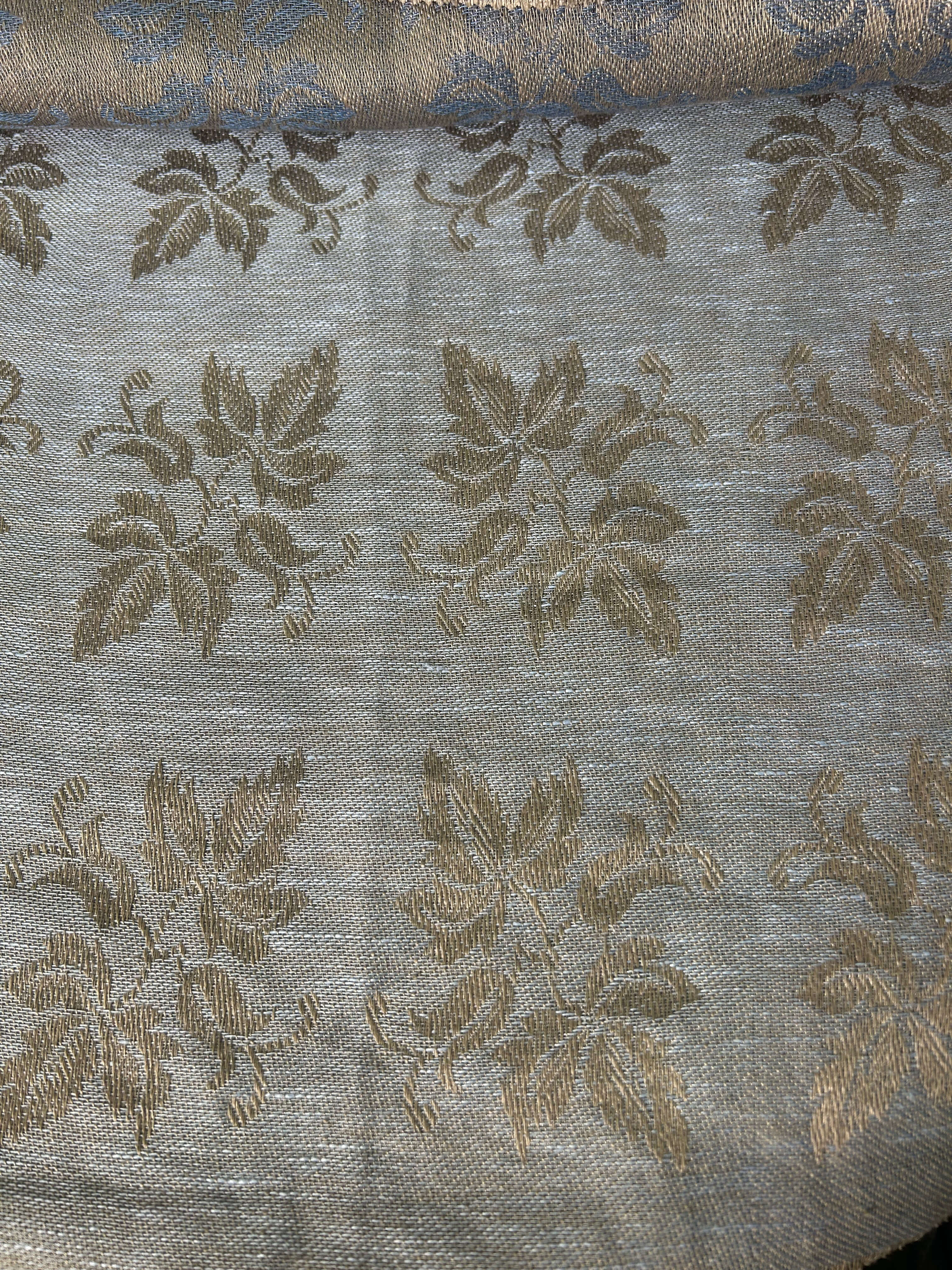 TESSUTO EDERA RUSTICA PURO LINO