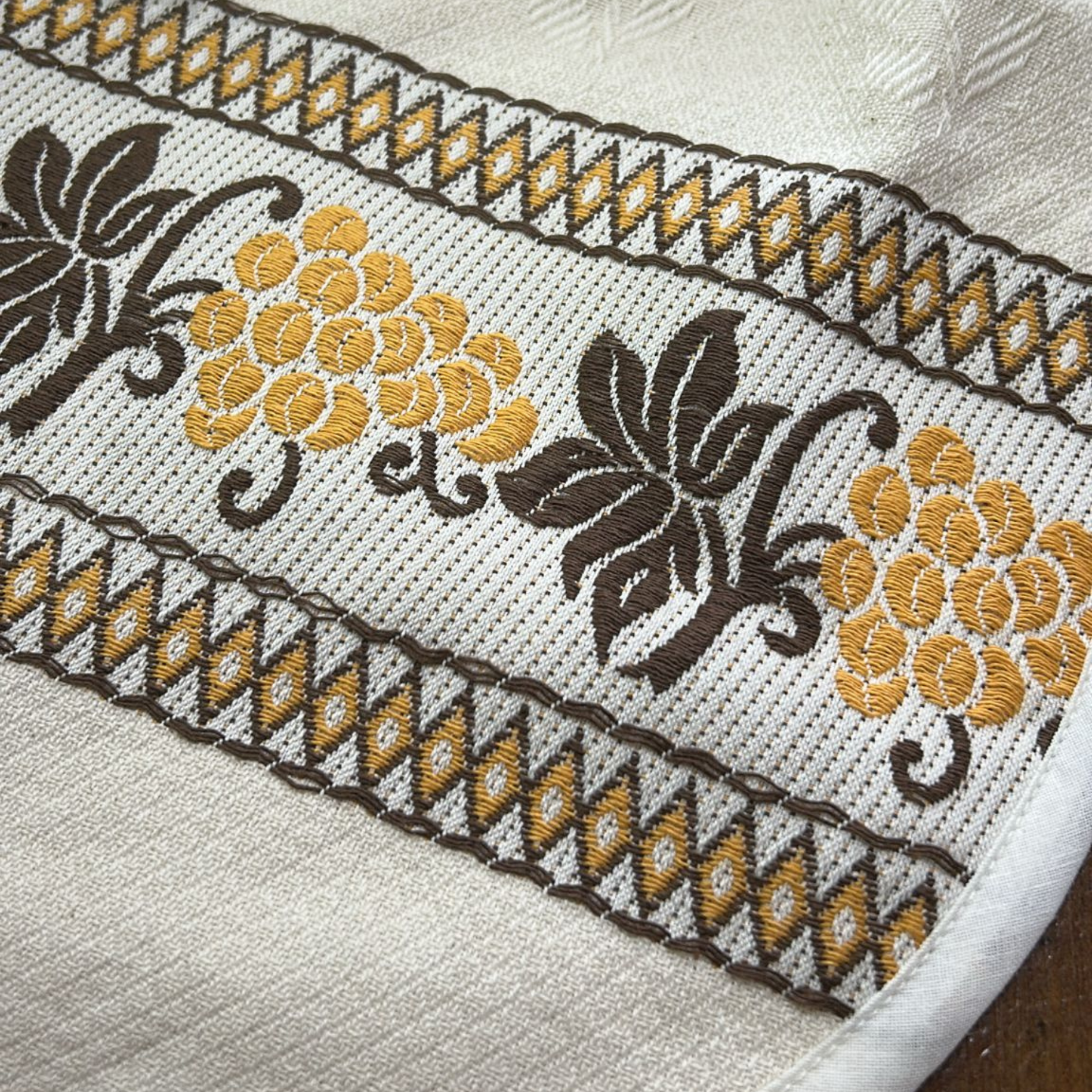 Sacco Porta Pane Uva Puro Cotone