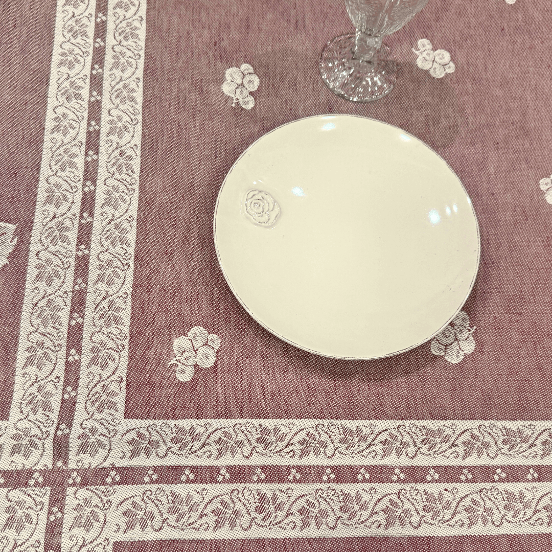 TOVAGLIA UVA MISTO LINO