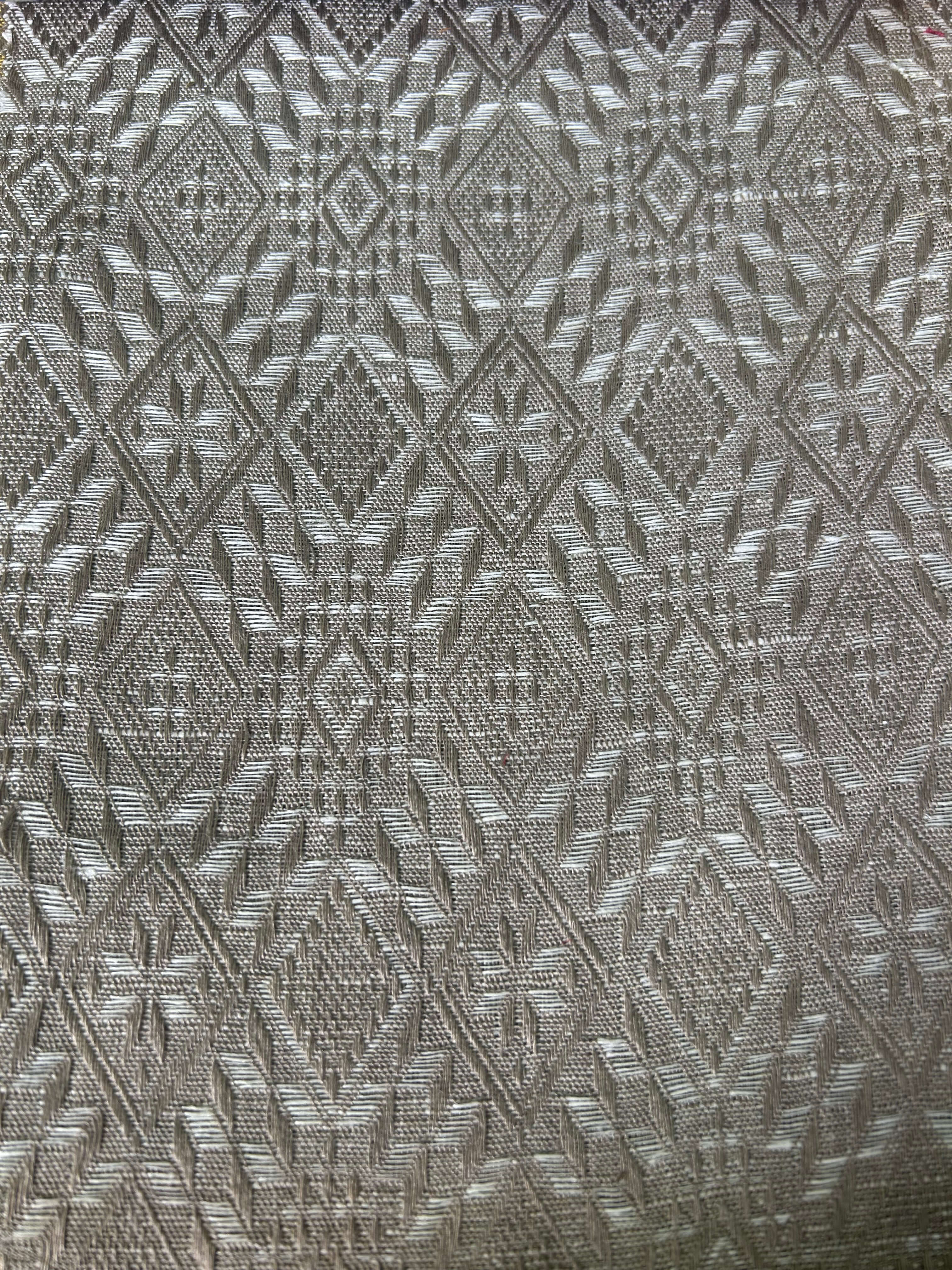 TESSUTO F. MEDAGLIONE RUSTICA PURO LINO