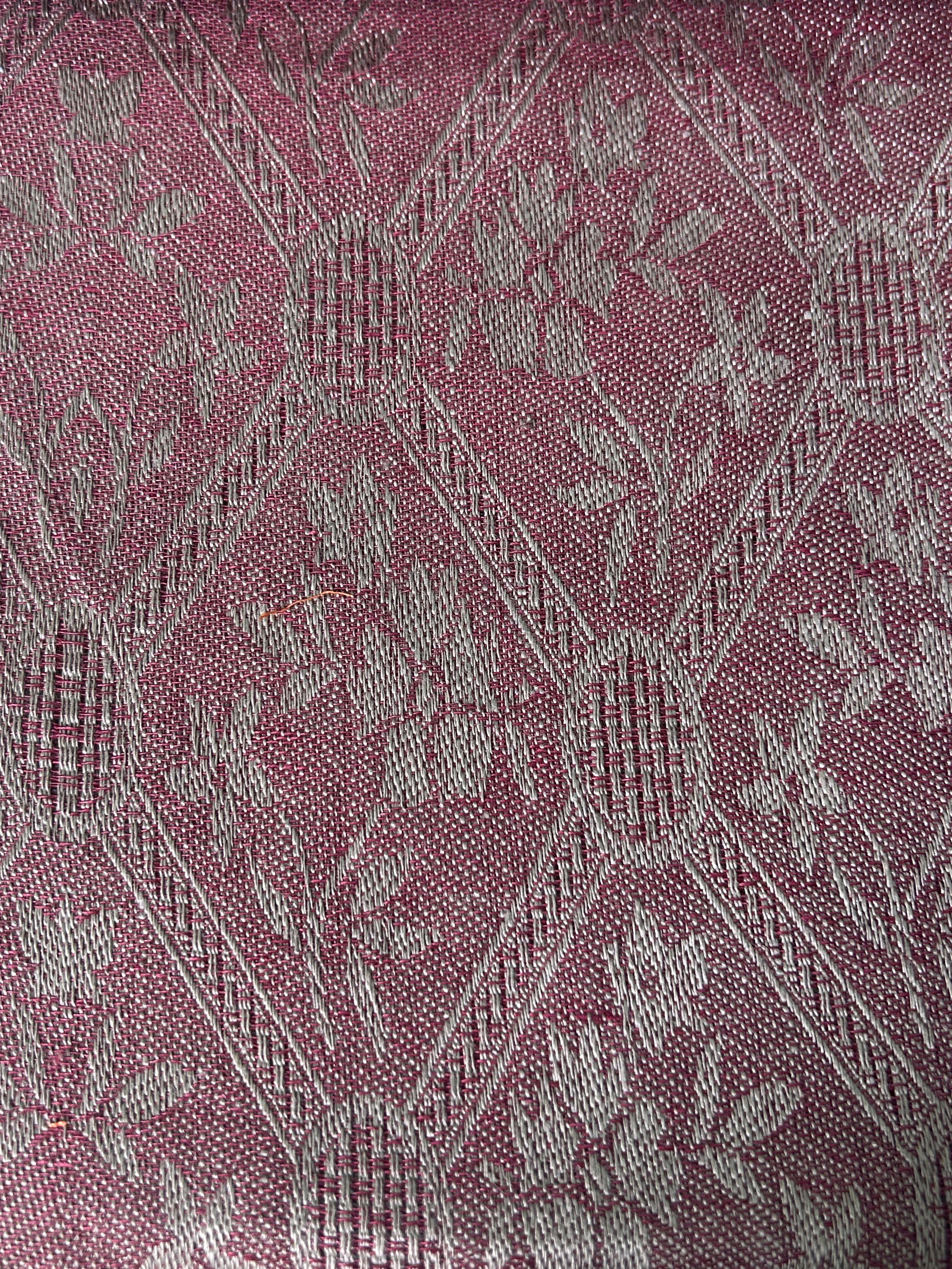 TESSUTO FLOREALE RUSTICA PURO LINO