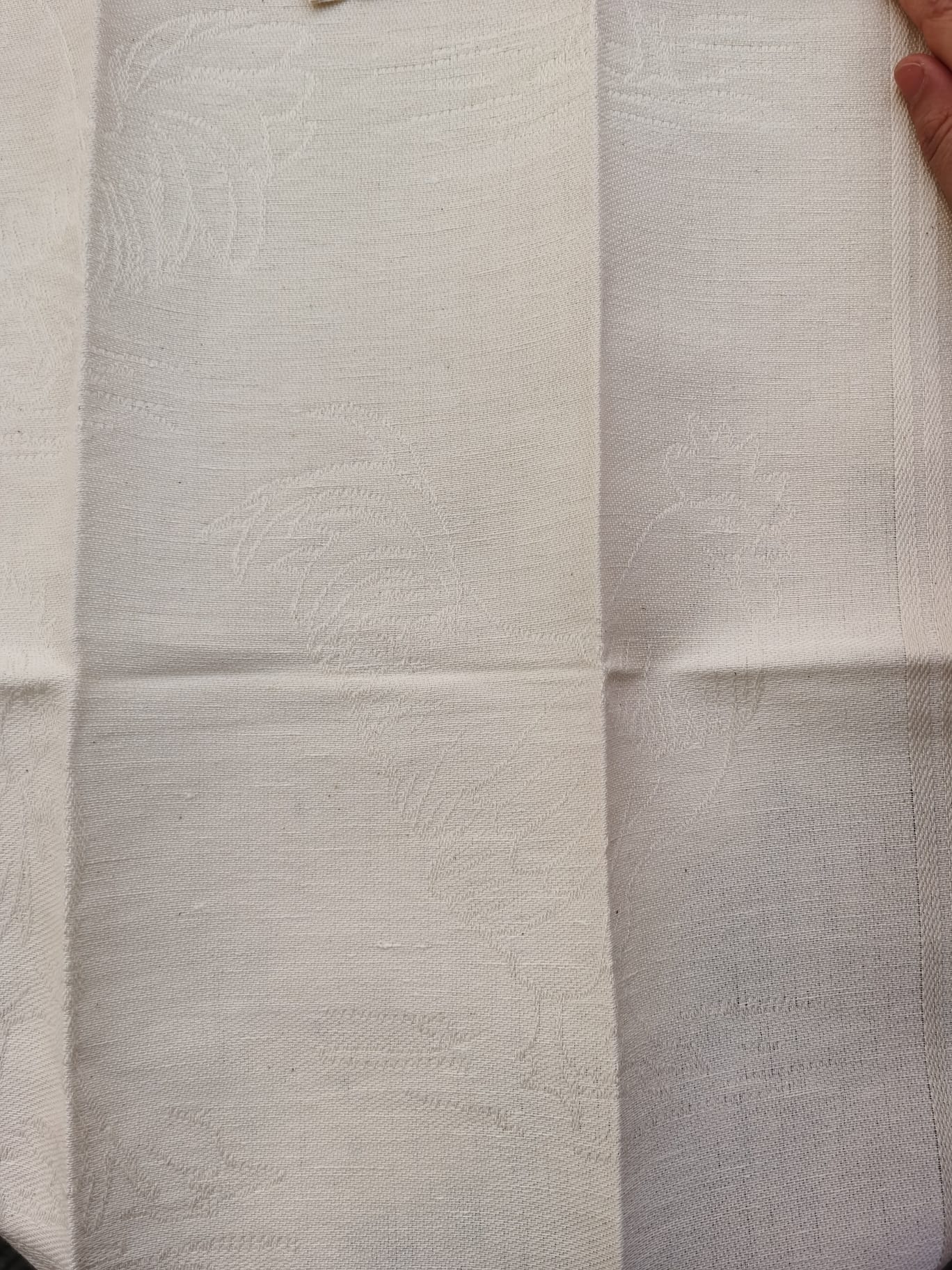 COCKERELS TEA TOWEL LINEN BLEND